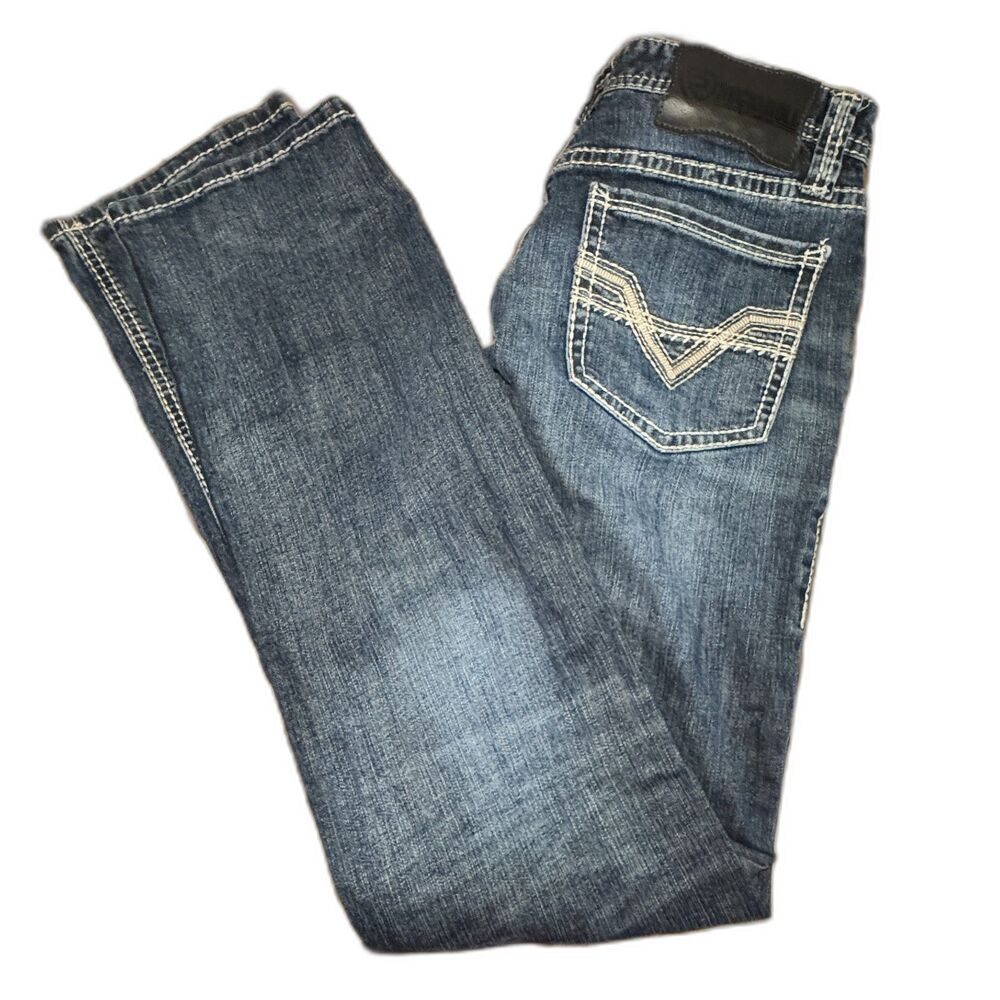 4/$100 Rock & Roll Denim 30x36 Revolver Straight Slim Straight Leg Jeans